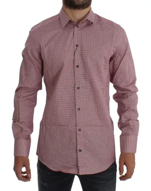 Red White GOLD Slim Fit Formal Dress Shirt