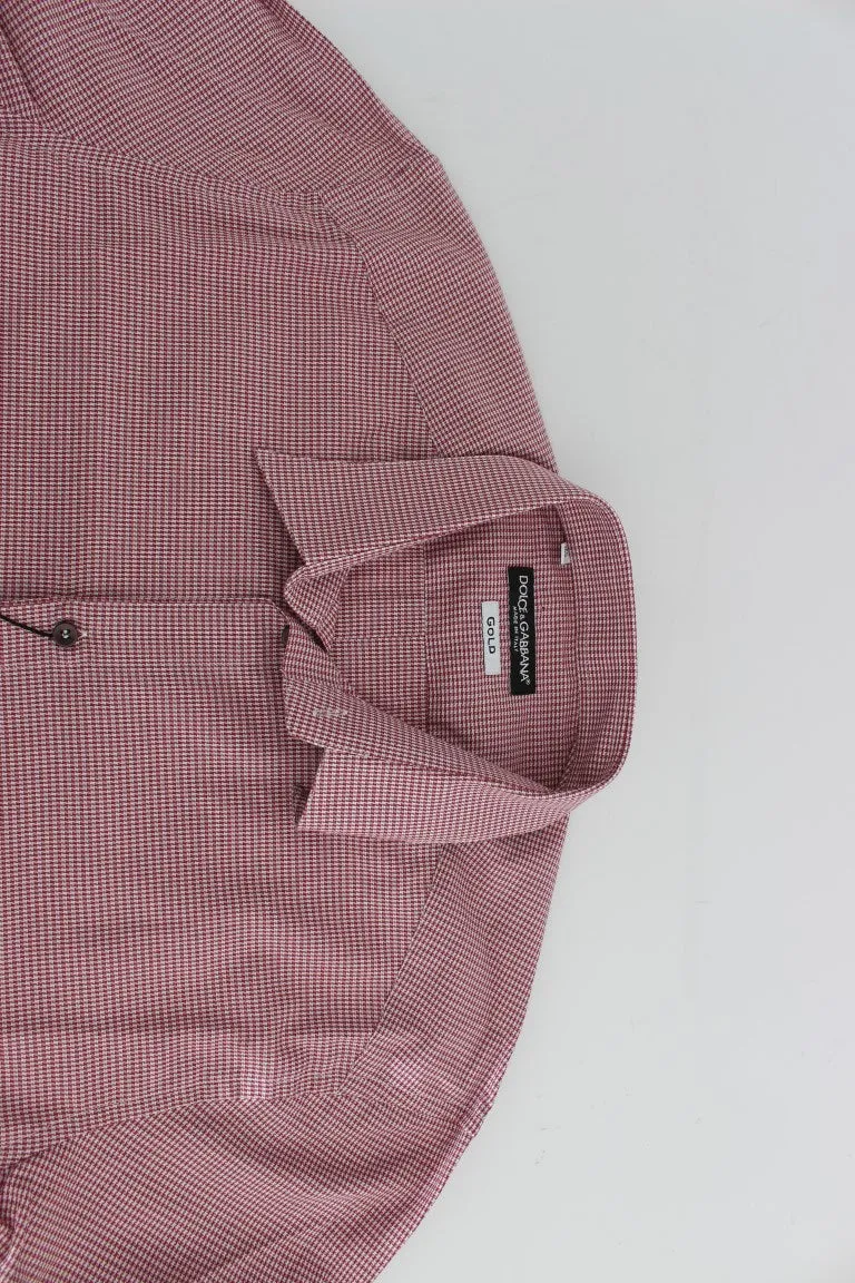 Red White GOLD Slim Fit Formal Dress Shirt