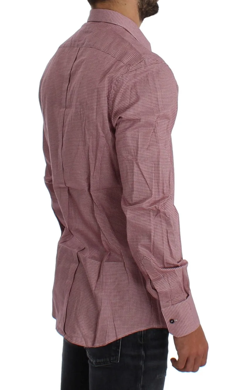 Red White GOLD Slim Fit Formal Dress Shirt