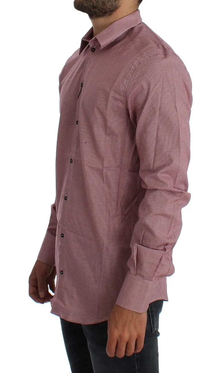 Red White GOLD Slim Fit Formal Dress Shirt