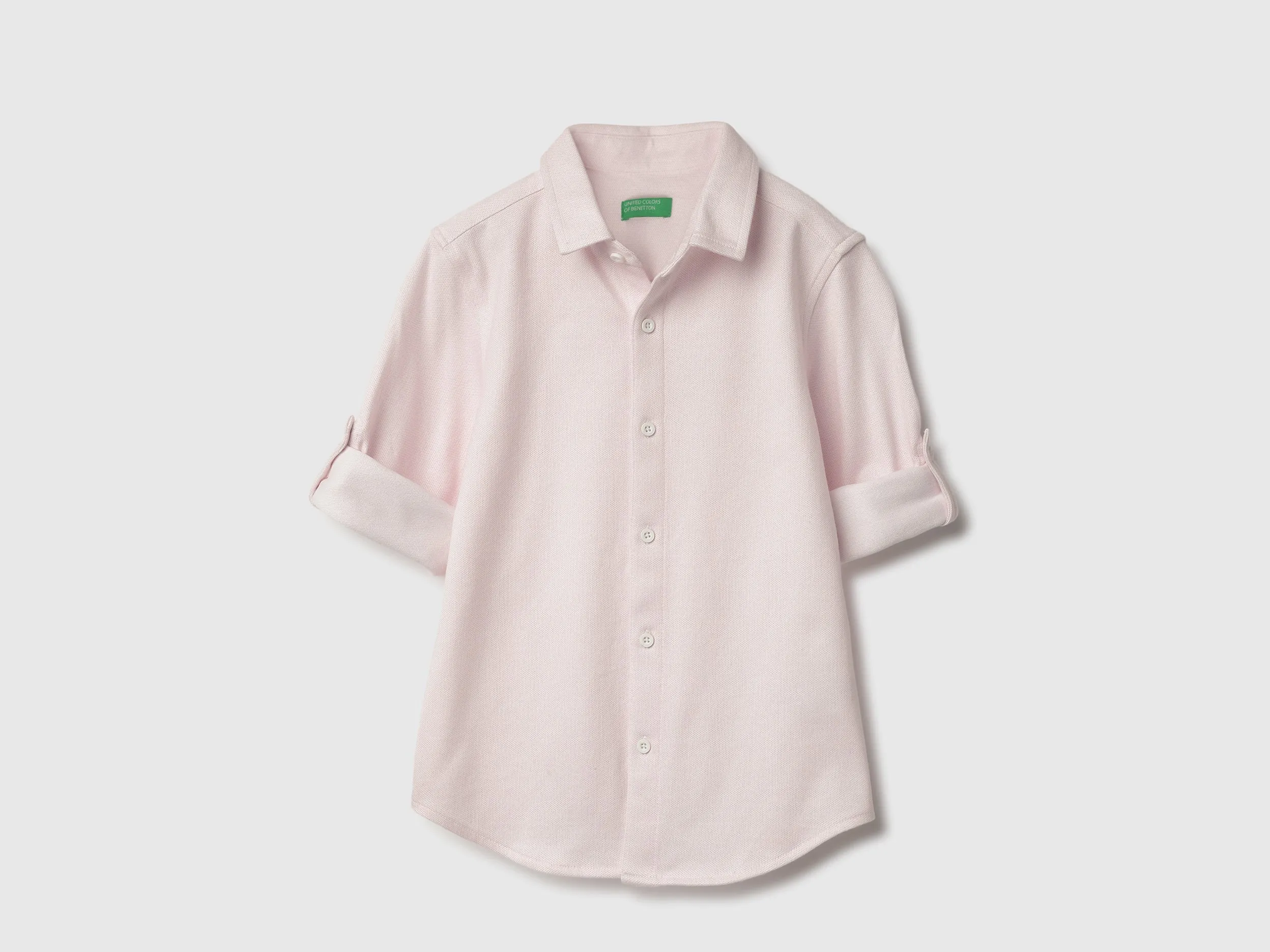 Regular Fit Spread Collar Solid Shirts