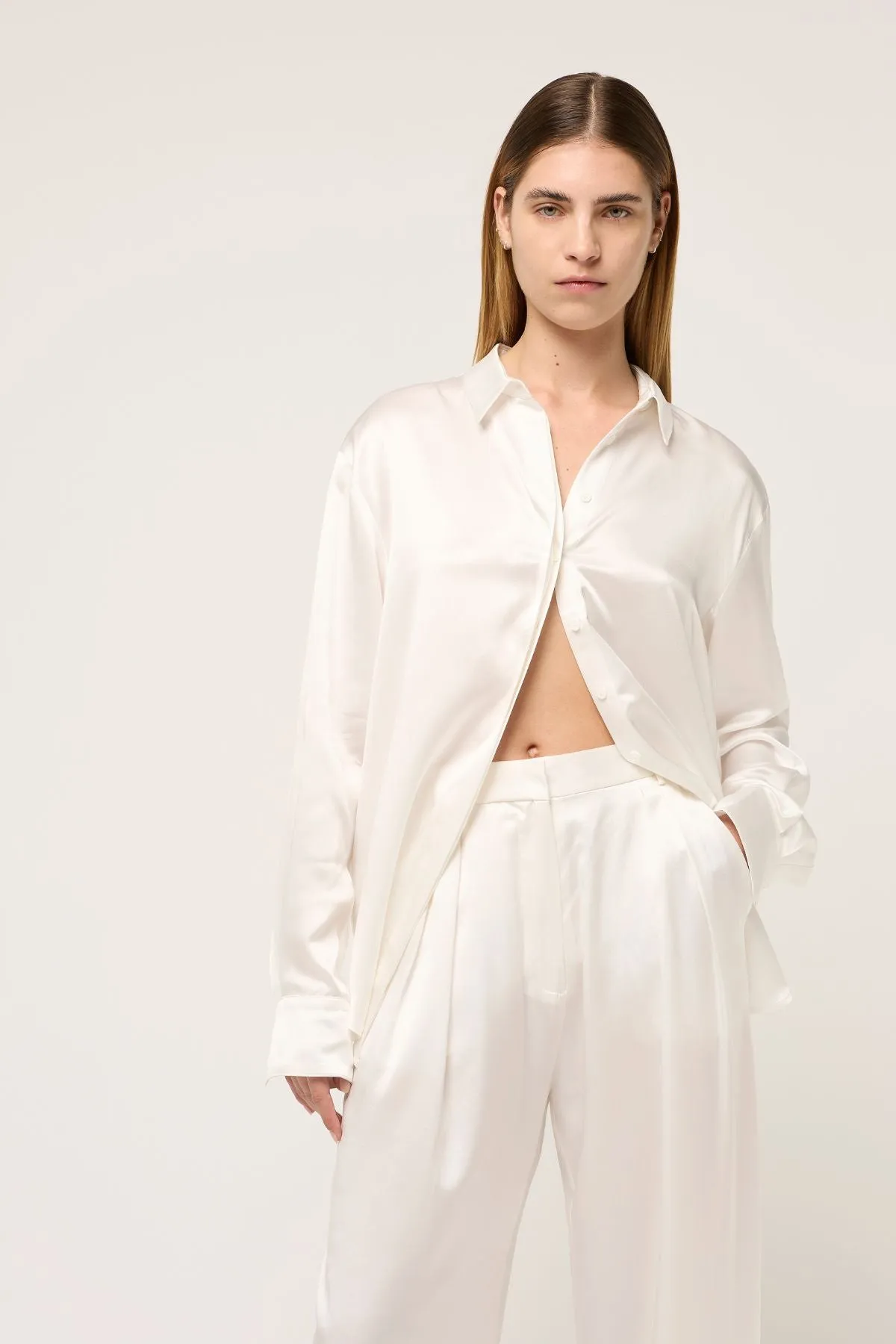 RELAXED SILK BOY PANT