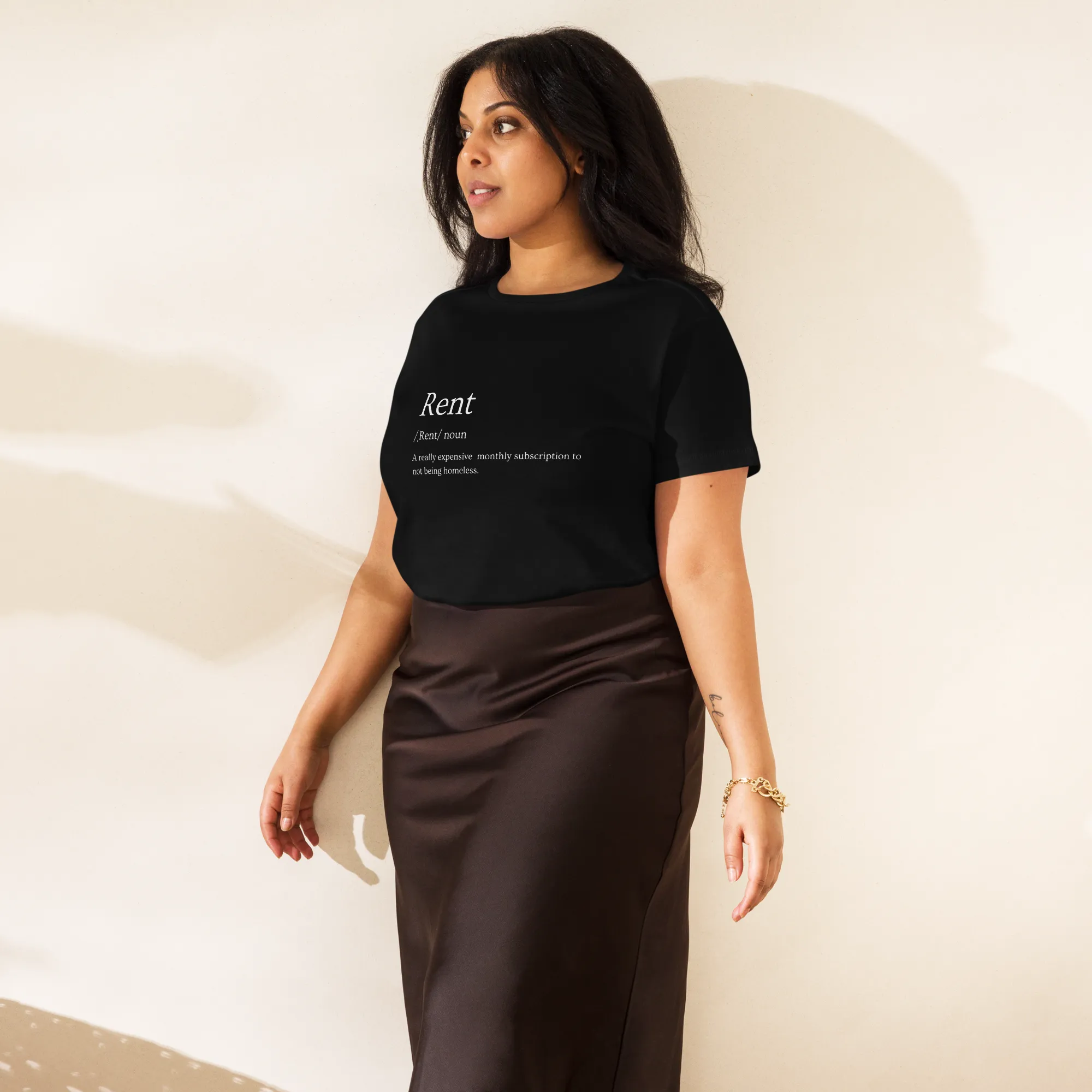 Rent - Women’s high-waisted t-shirt