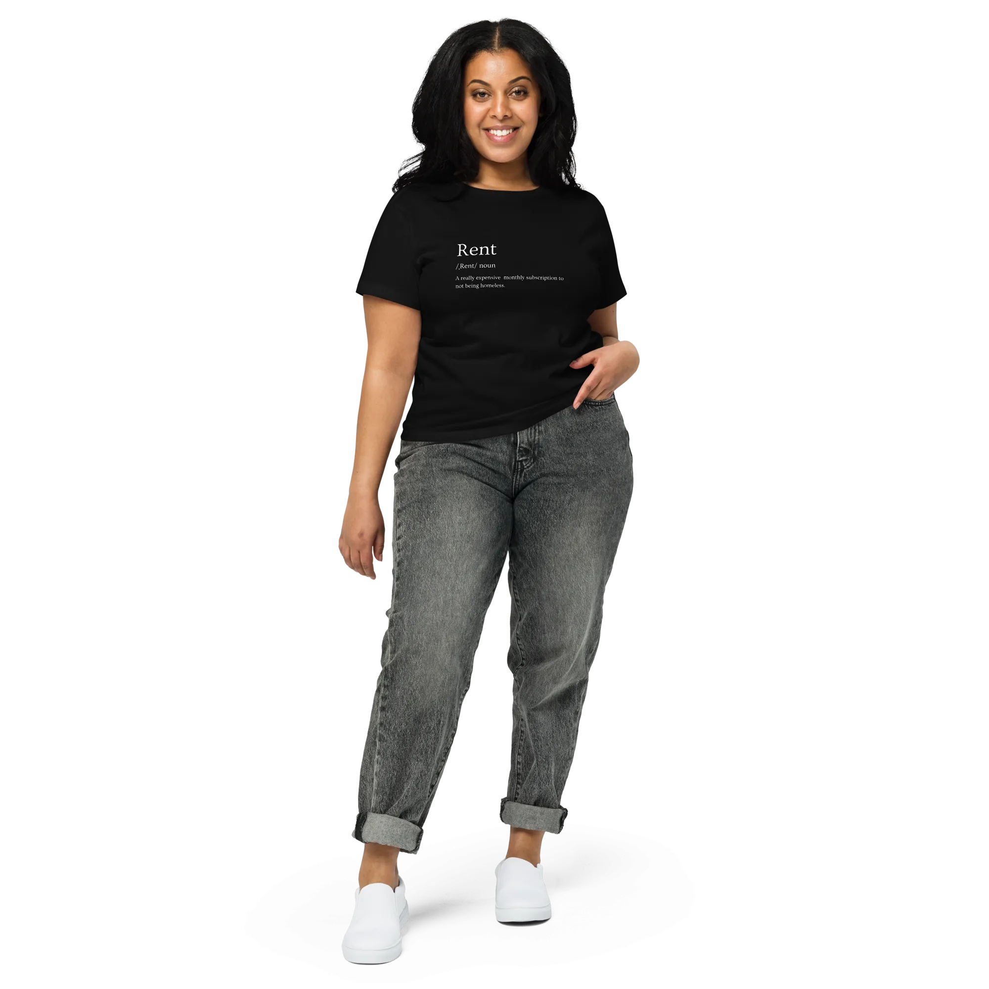 Rent - Women’s high-waisted t-shirt