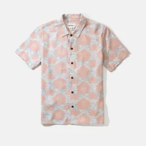 RHYTHM DEMASK LINEN SS SHIRT - SLATE