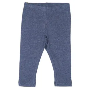 Rib Legging Blue Melange