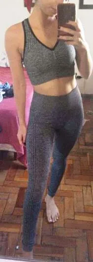 Rising Sun Bra and Leggings Set - Army Green Pastel