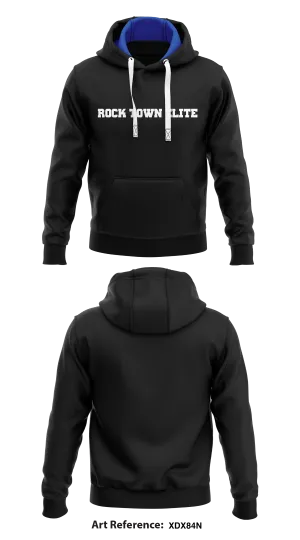 Rock Town Elite  Core Men's Hooded Performance Sweatshirt - xdx84N