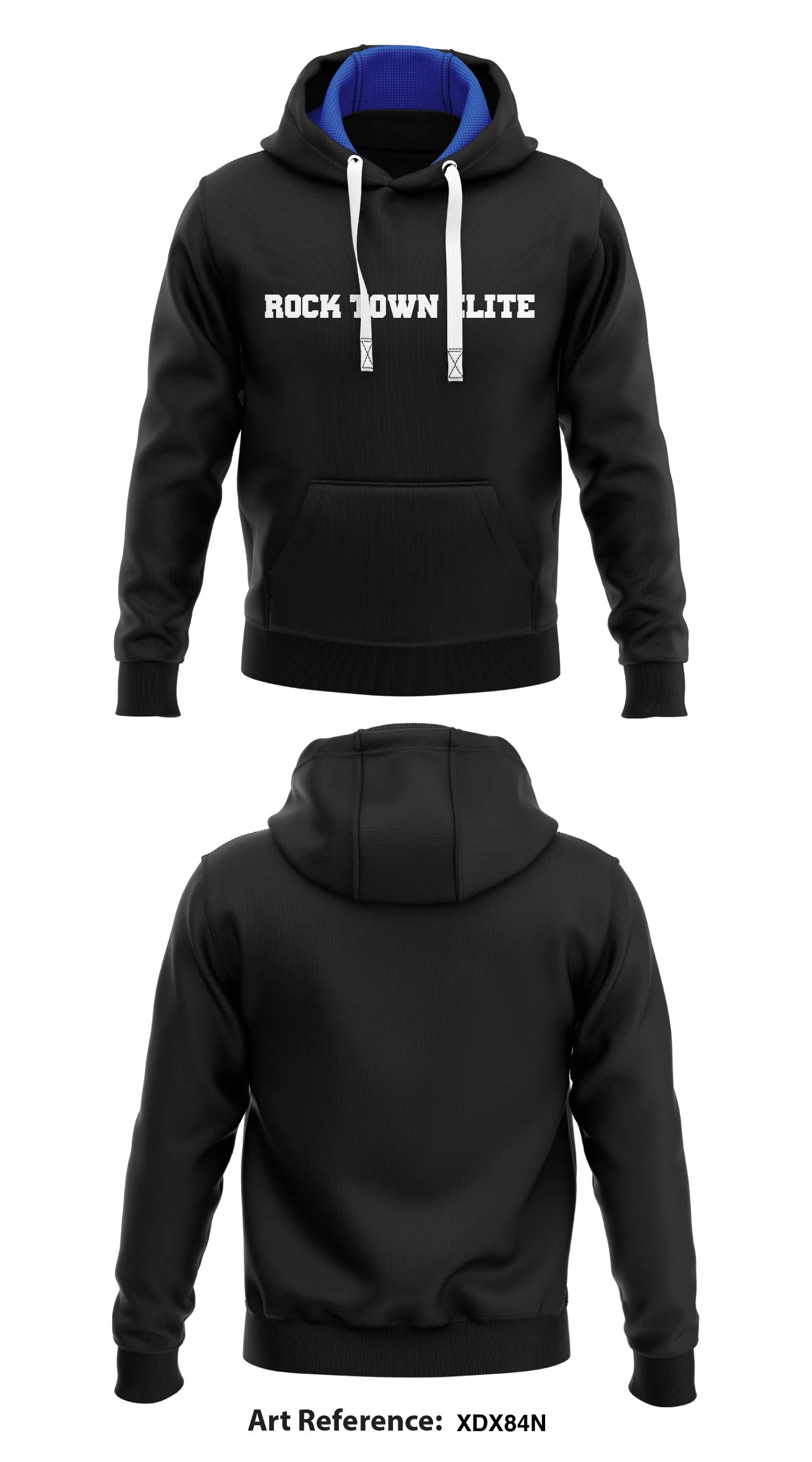 Rock Town Elite  Core Men's Hooded Performance Sweatshirt - xdx84N