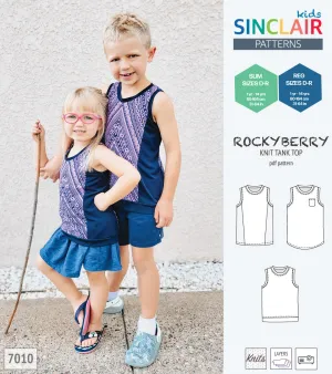 Rockyberry knit tank top for children (PDF)