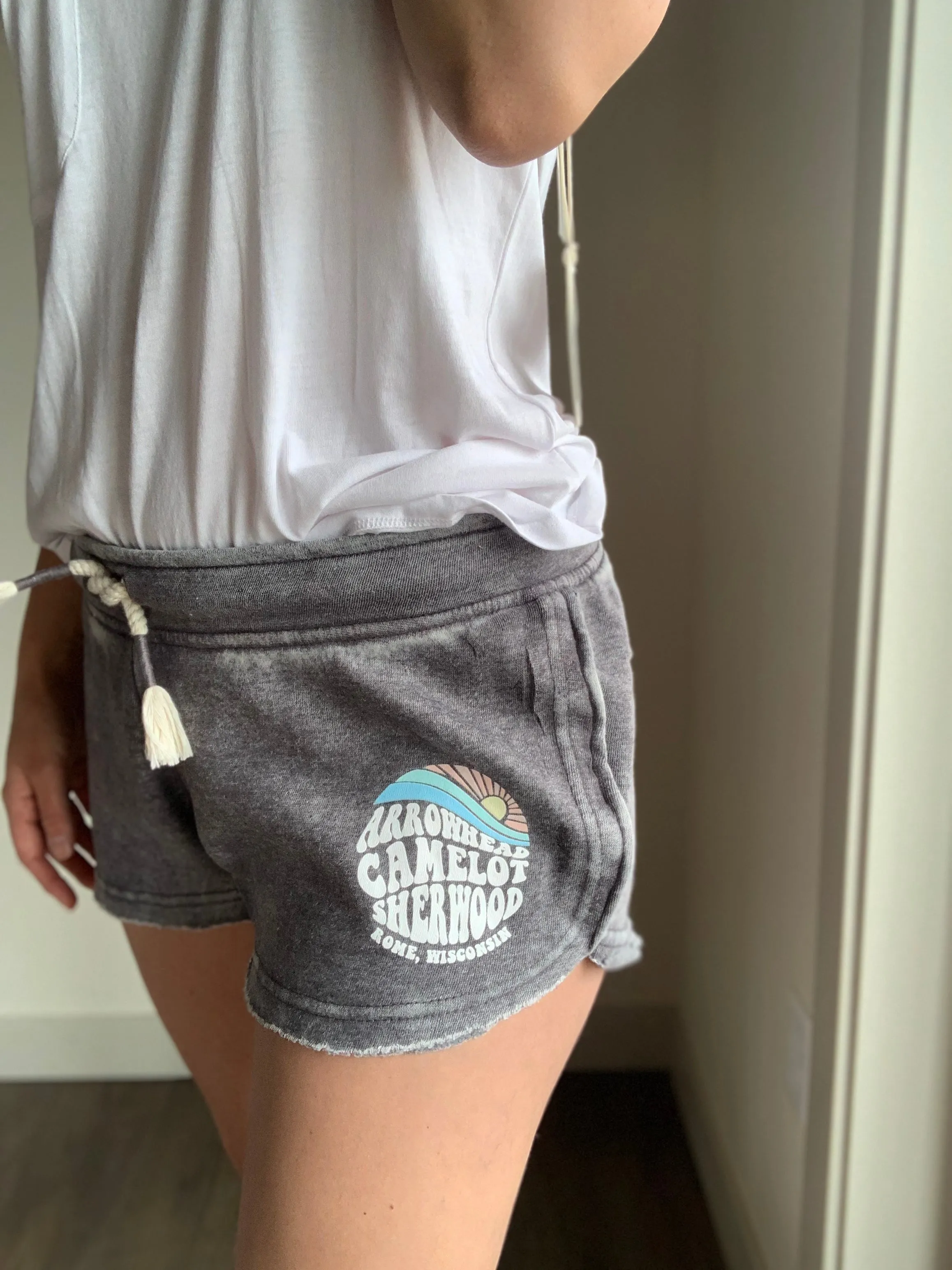 rome burnout shorts | 2 colors