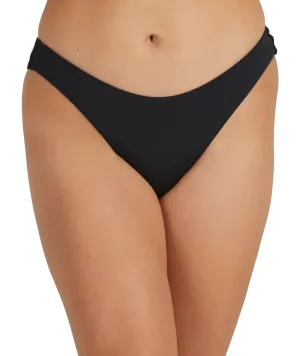 Roxy Black Regular High Leg Bikini Pant ERJX403865