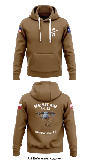 Rusk Company 1-143 Store 1  Core Men's Hooded Performance Sweatshirt - KdmaPw