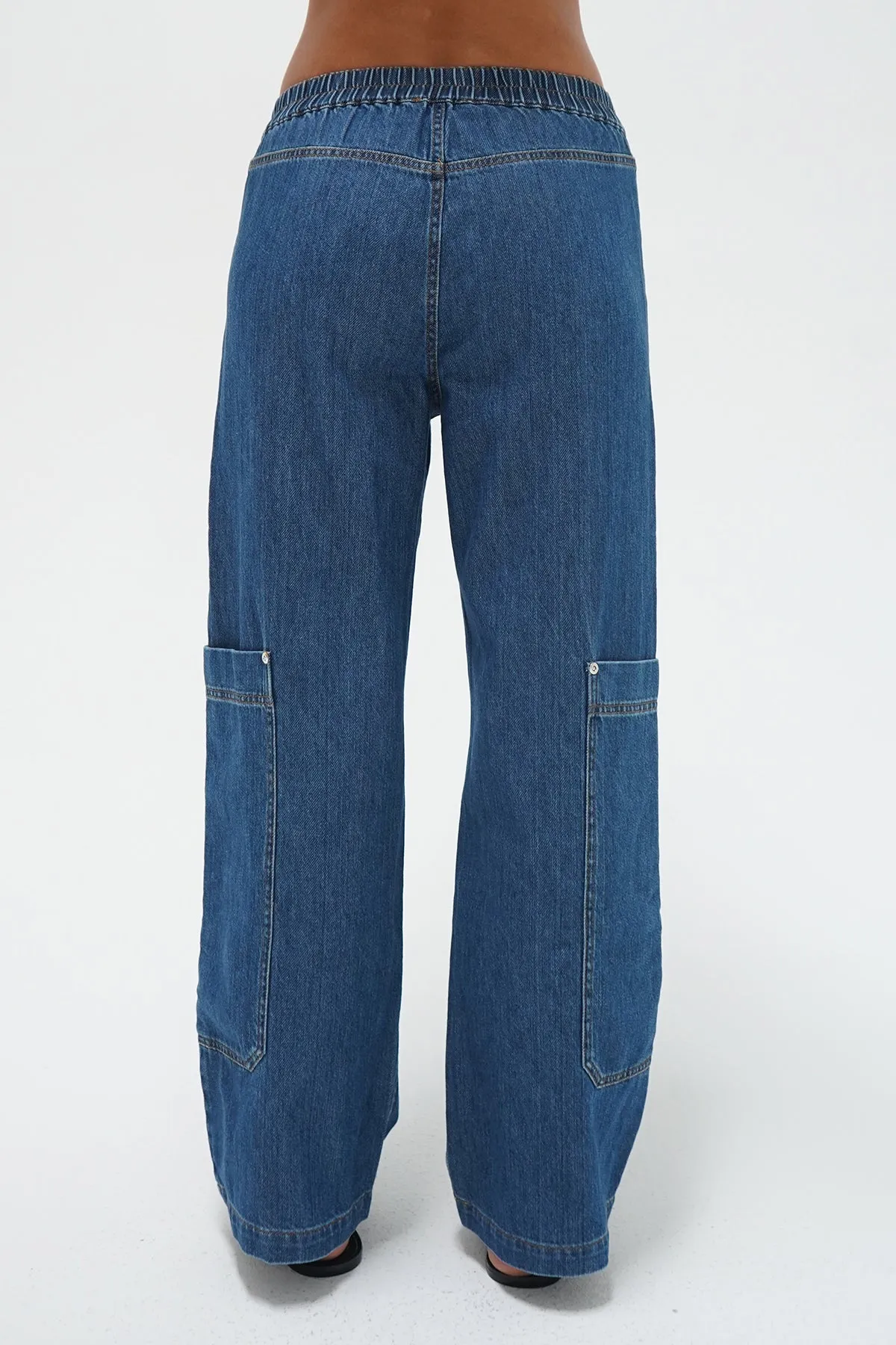 Ryleigh Utility Pant - Soft Denim