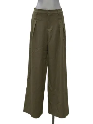 Sage Green Straight Pants