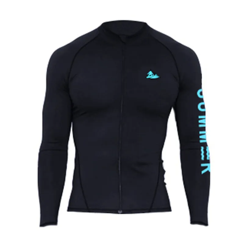 SAILBEE Mens UV Protect Surfing Rash Guard Long Sleeve Swimsuit Rashguard Surf Shirt 306