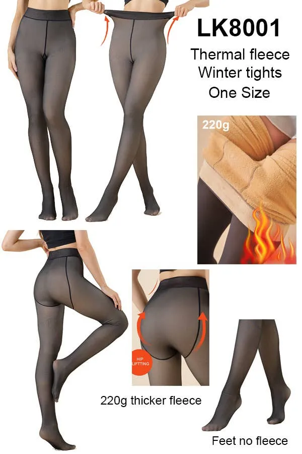 SALE Winter Warm Fleece Butt Sculpting Tights