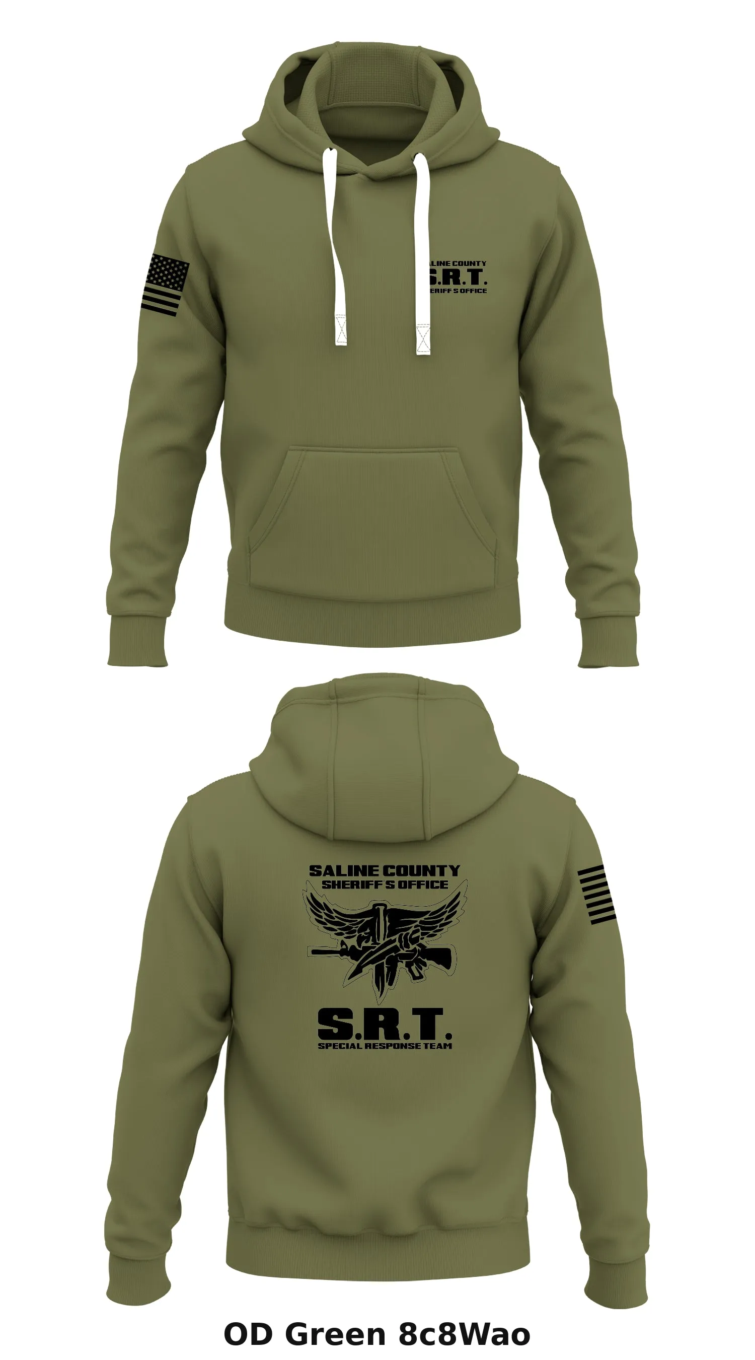 Saline County Special Response Team Store 1  Core Men's Hooded Performance Sweatshirt - 8c8Wao