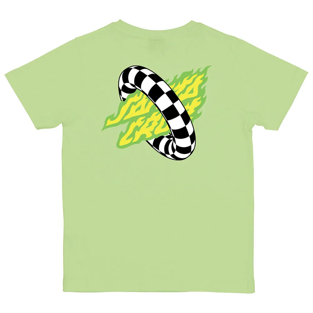 Santa Cruz Youth Goal Flame T Shirt