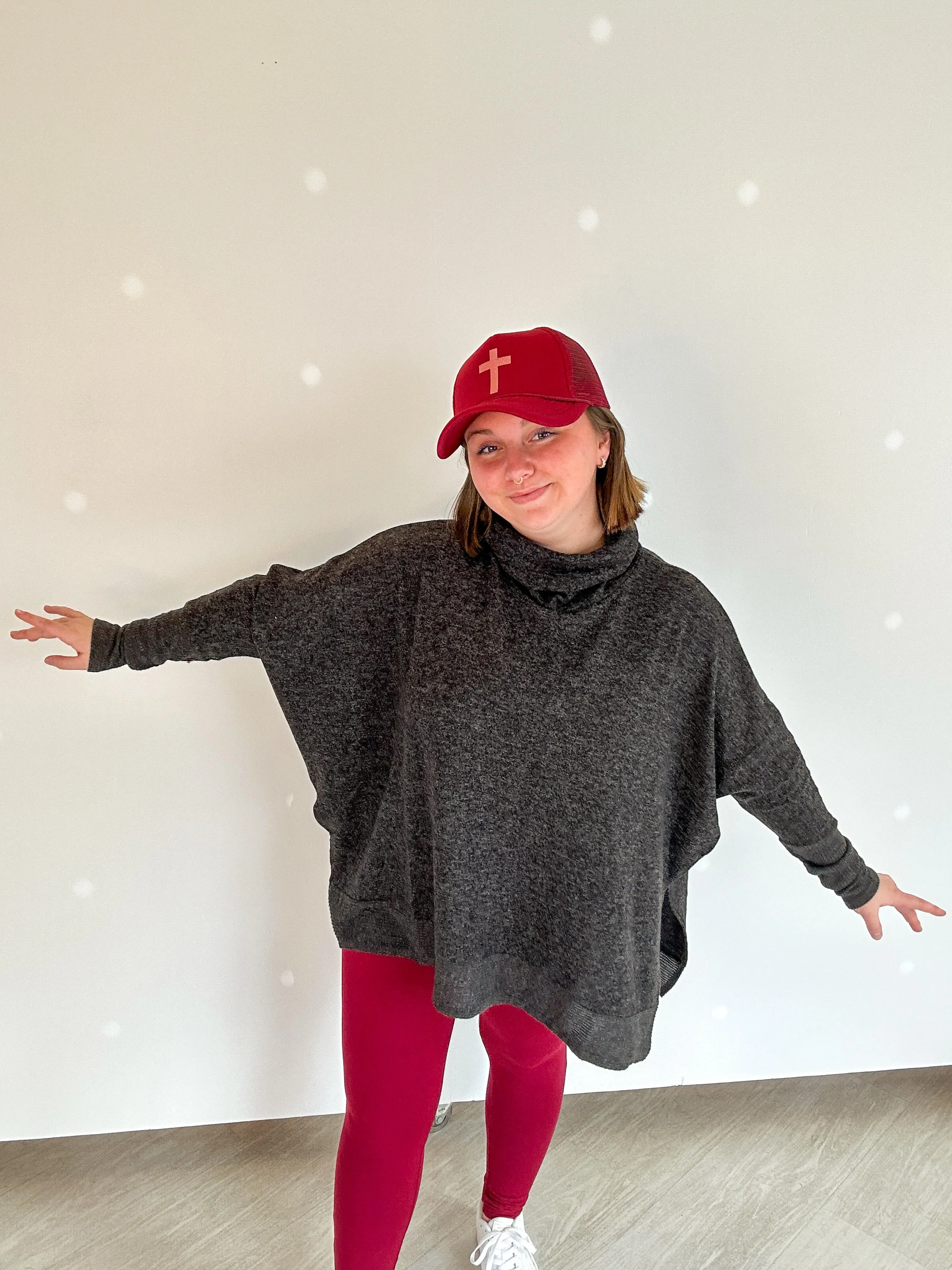 Say Yes Leggings {Cabernet}