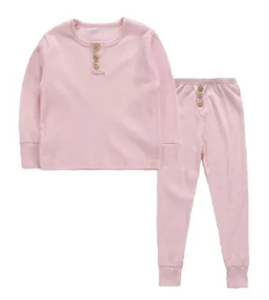 Scotty Bright Rose Ribbed PJ