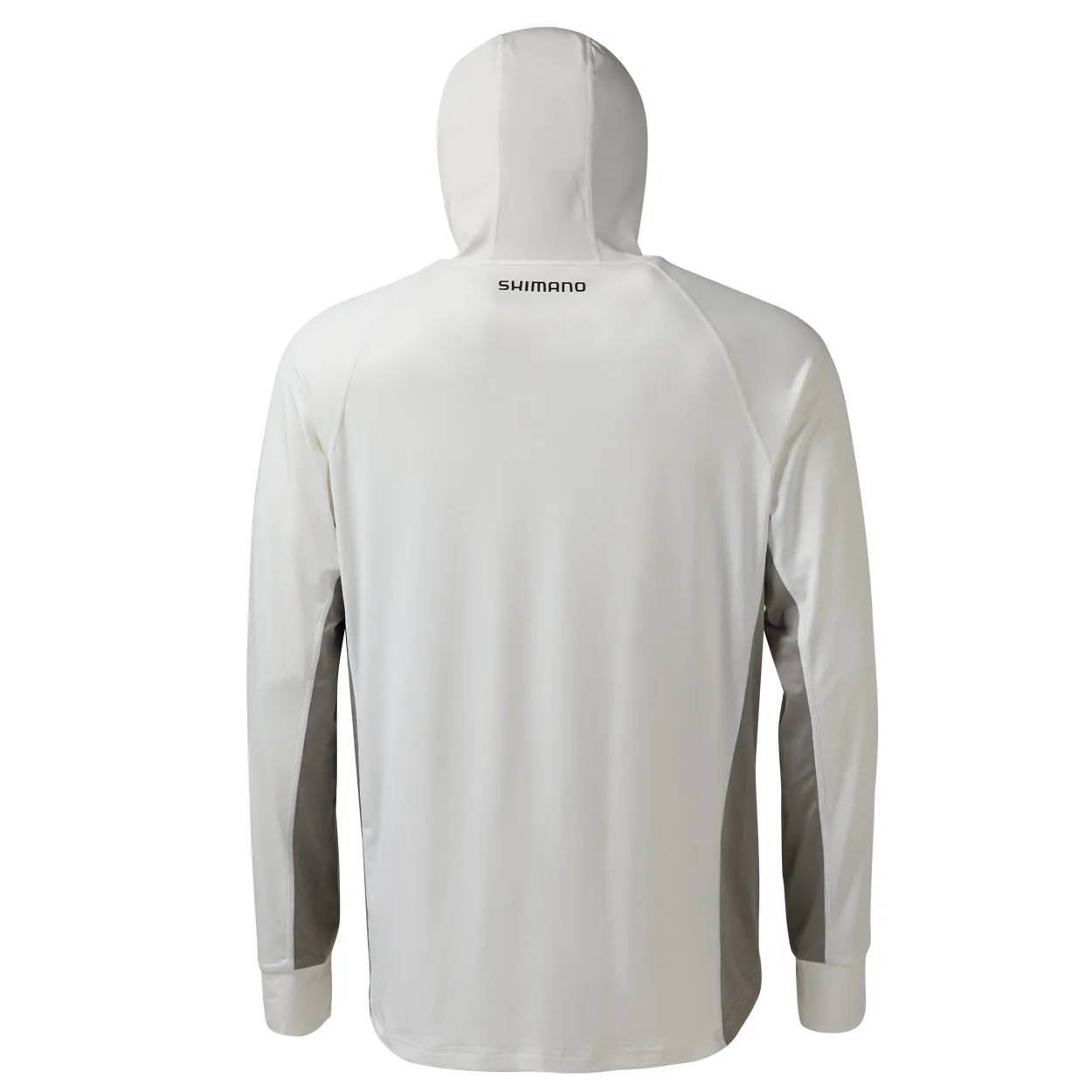 Shimano Tech Tee Performance Long Sleeve Hooded Fishing Jersey - Ice Blue