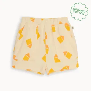 Shoreline - Yellow Beach Hut Towelling Shorts