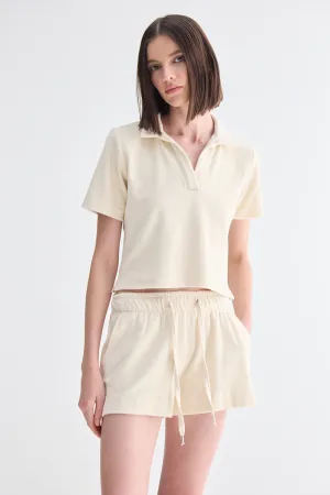 SHORTS RELAXED BEGE