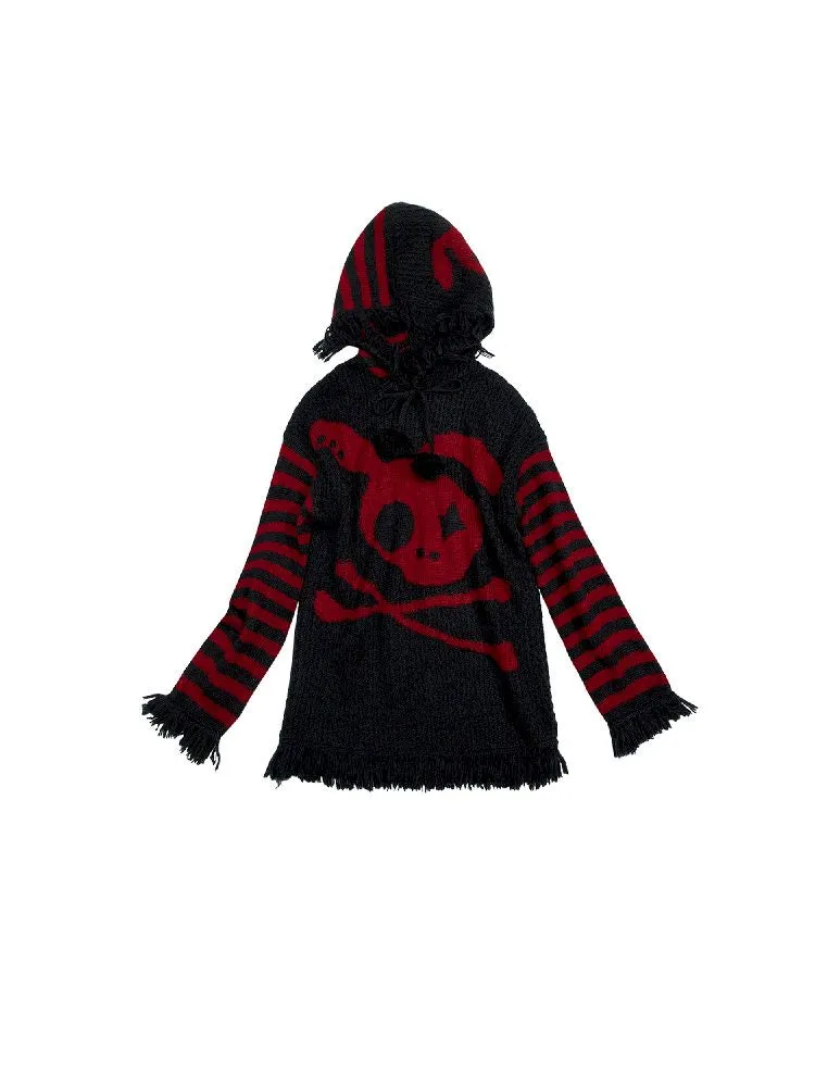 skull rabbit loose knit