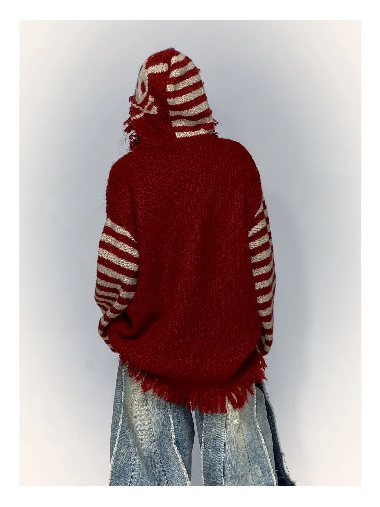 skull rabbit loose knit