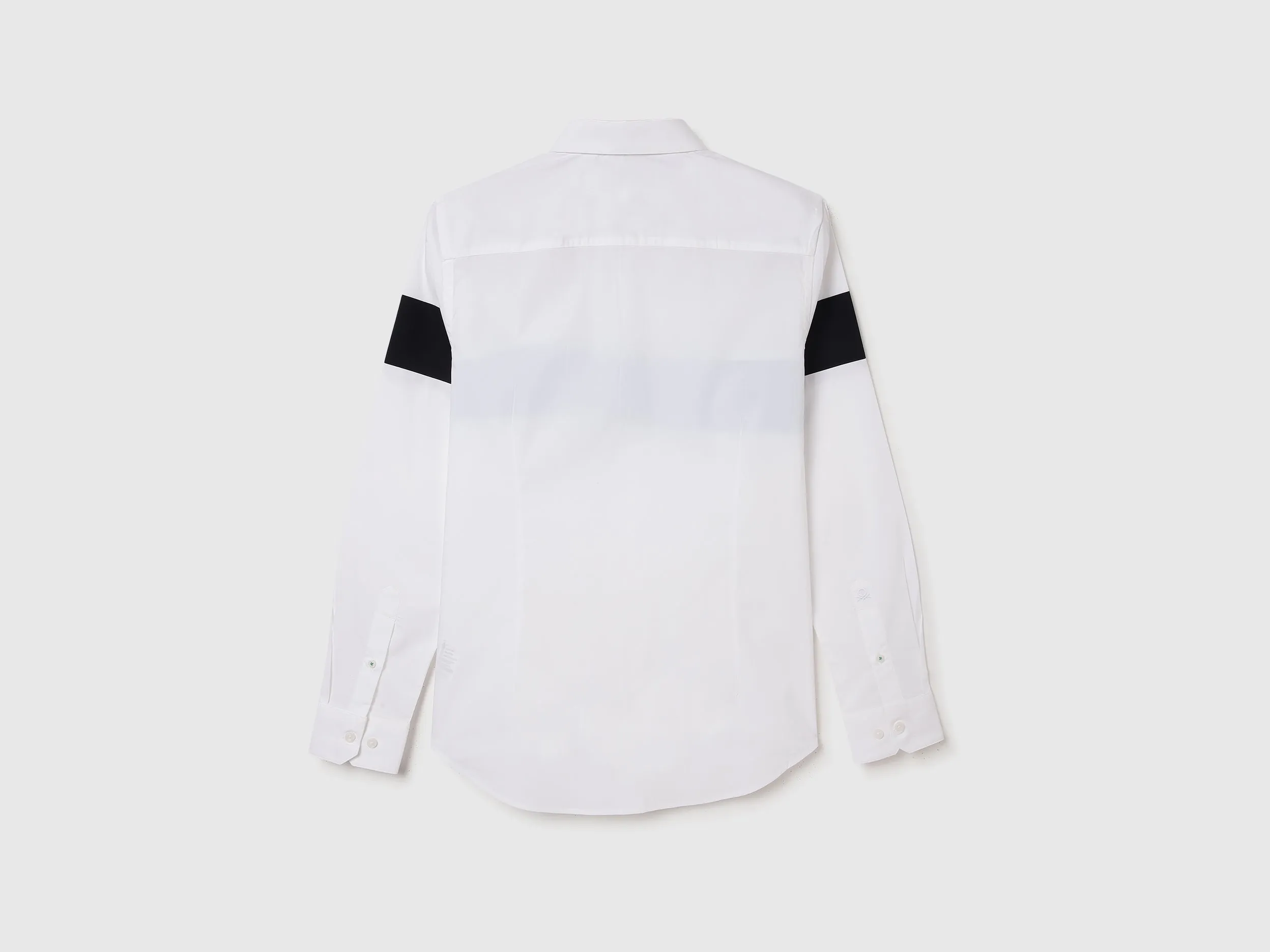 Slim Fit Spread Collar Solid Shirts
