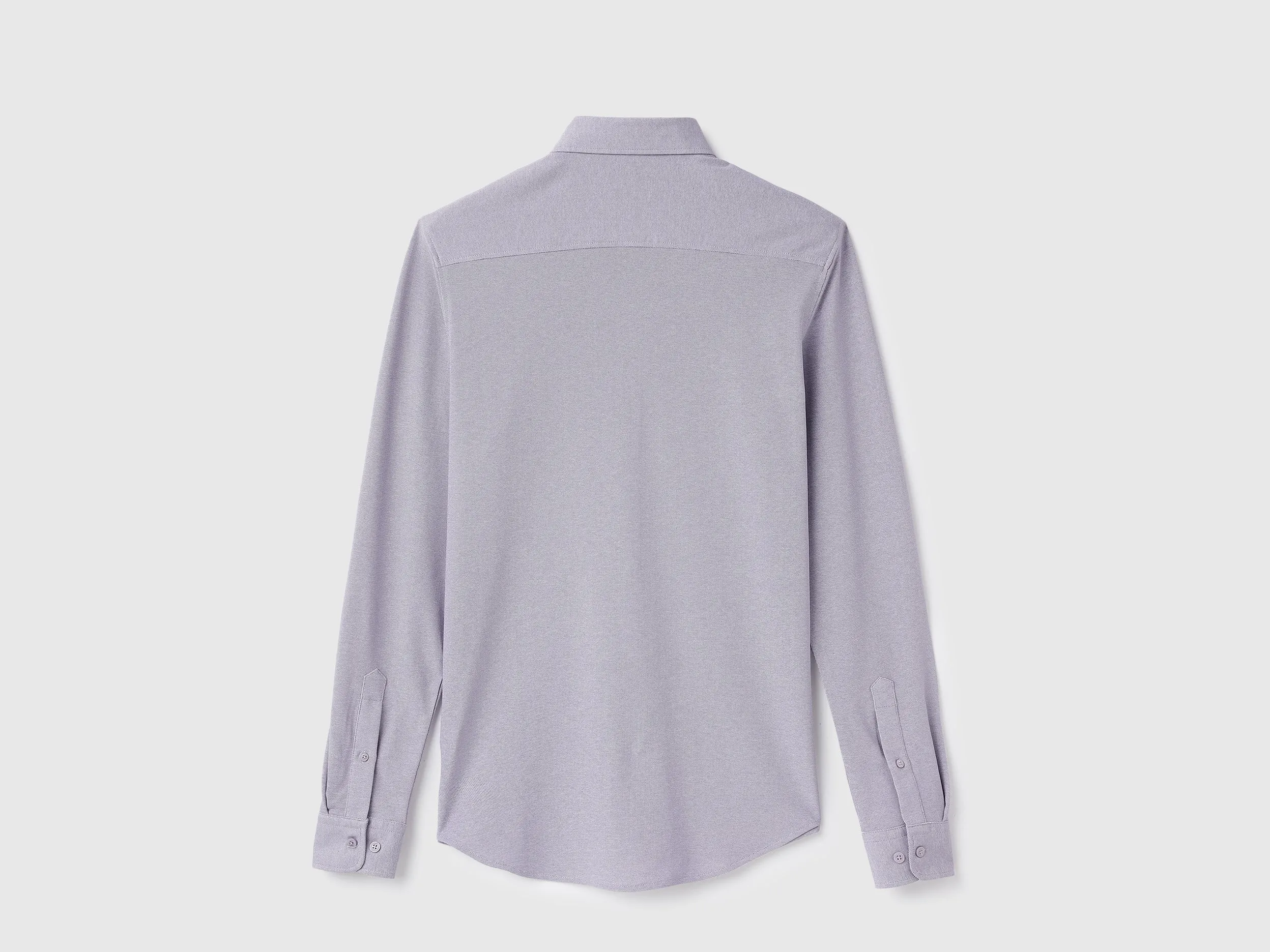 Slim Fit Spread Collar Solid Shirts
