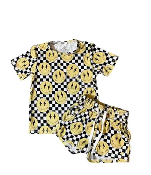 Smiley Check Bamboo Loungewear