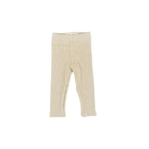 Soft Ribbed Leggings | Natural Pampas