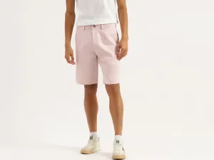 Solid Comfort Fit Bermuda Shorts