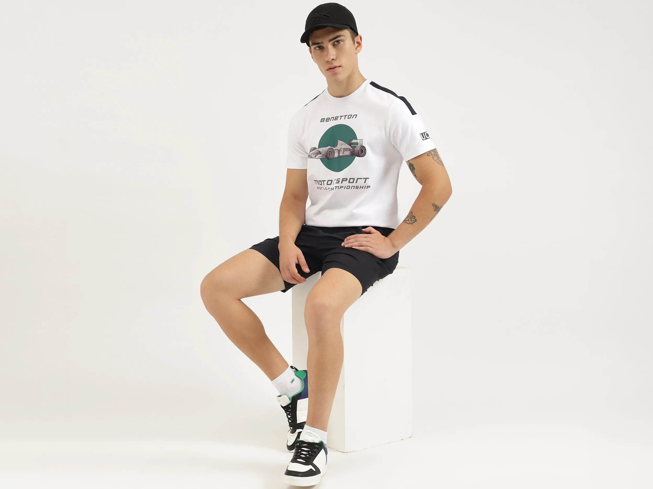 Solid Relaxed Fit Shorts