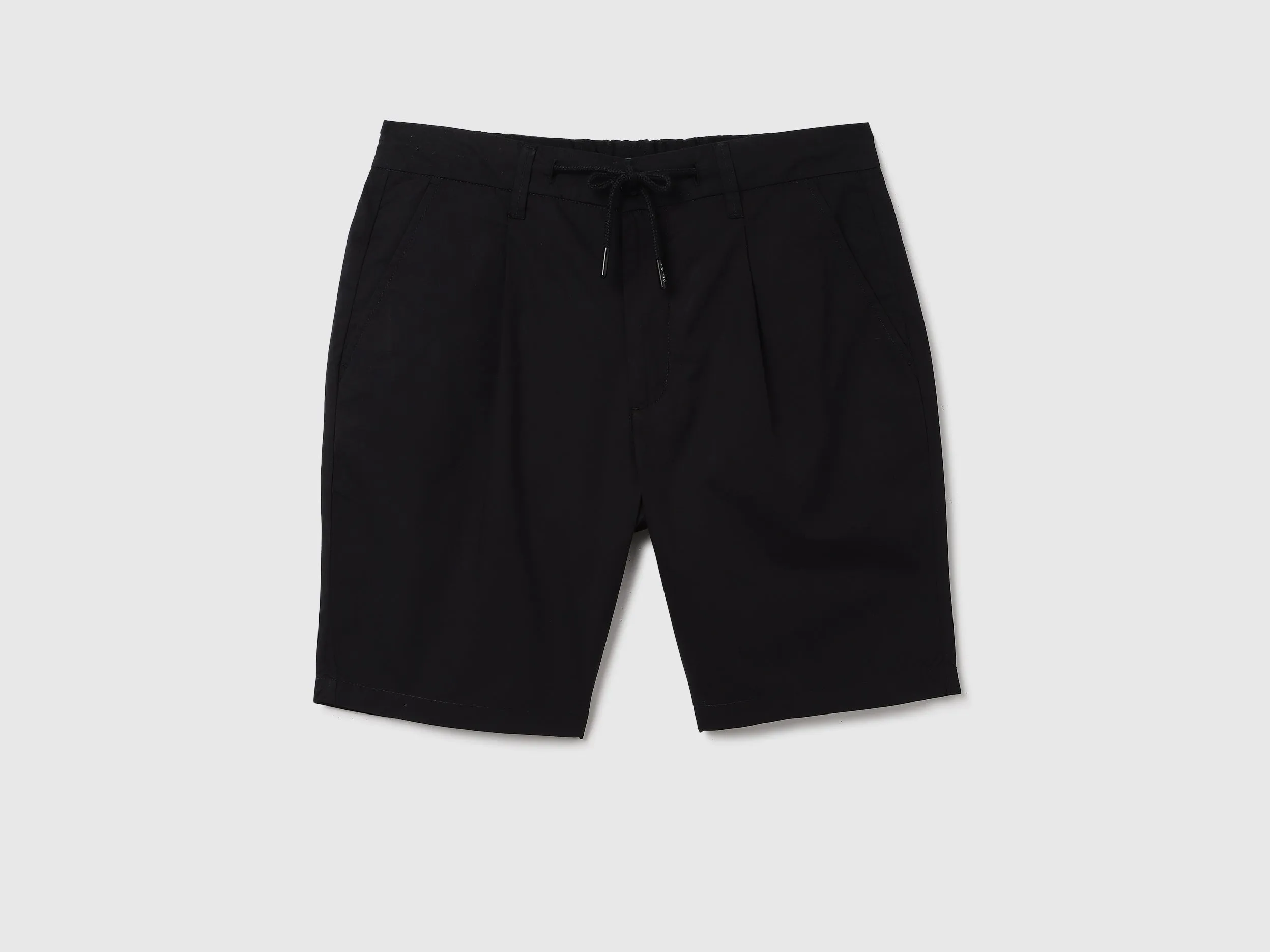 Solid Relaxed Fit Shorts