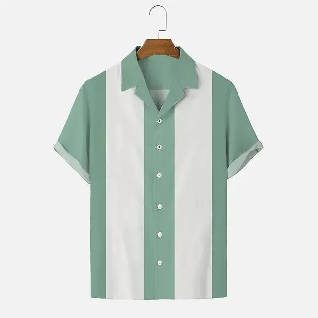 Sommer-T-Shirt Camping Clover Slim Fit von FashionClove