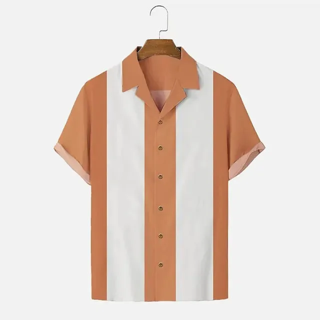 Sommer-T-Shirt Camping Clover Slim Fit von FashionClove