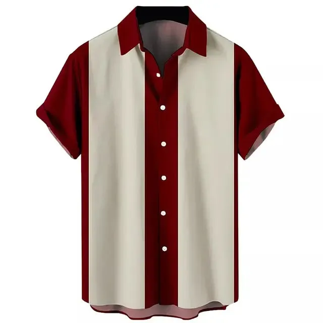 Sommer-T-Shirt Camping Clover Slim Fit von FashionClove