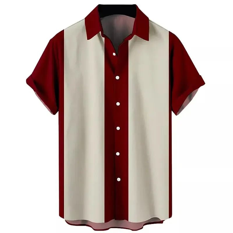 Sommer-T-Shirt Camping Clover Slim Fit von FashionClove