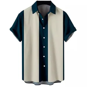 Sommer-T-Shirt Camping Clover Slim Fit von FashionClove