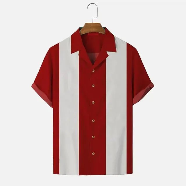 Sommer-T-Shirt Camping Clover Slim Fit von FashionClove