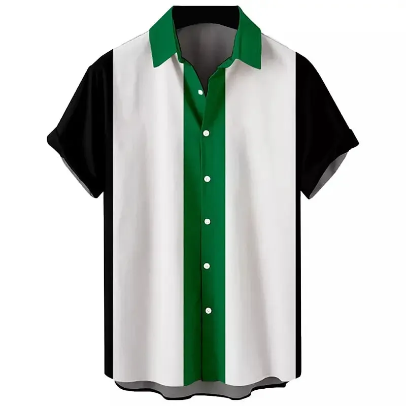 Sommer-T-Shirt Camping Clover Slim Fit von FashionClove