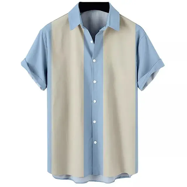Sommer-T-Shirt Camping Clover Slim Fit von FashionClove