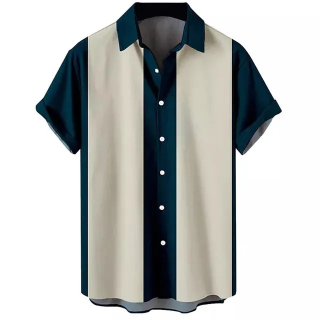 Sommer-T-Shirt Camping Clover Slim Fit von FashionClove