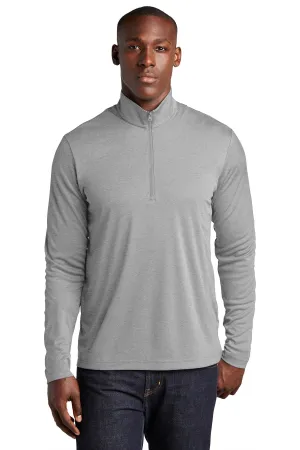 Sport-Tek  Endeavor 1/2-Zip Pullover. ST469 Light Grey Heather