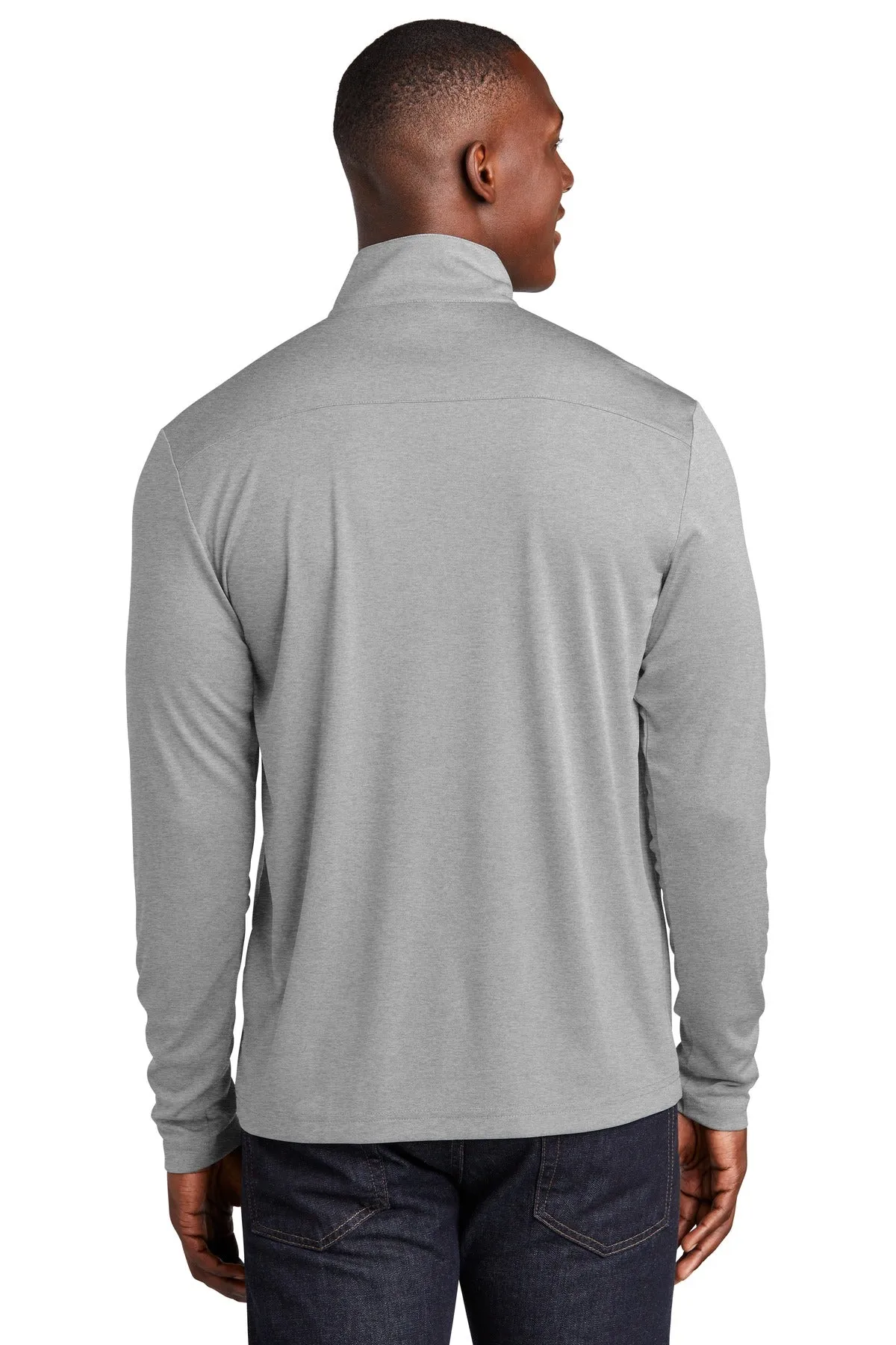 Sport-Tek  Endeavor 1/2-Zip Pullover. ST469 Light Grey Heather
