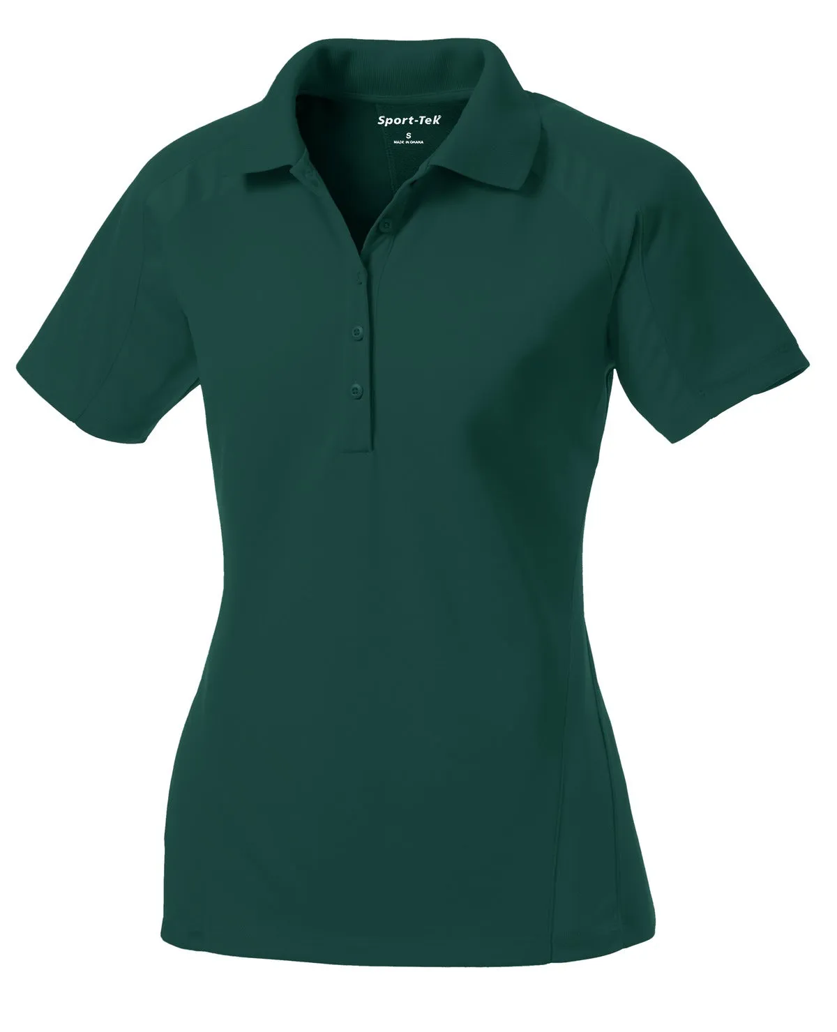 Sport-Tek Women's Dri-Mesh Pro Polo. L474 Dark Green