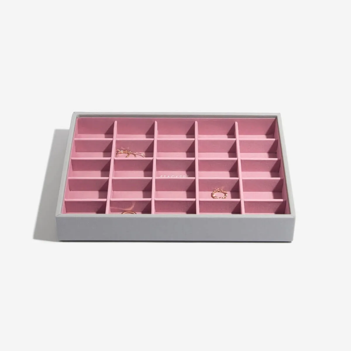 Stackers Classic Jewellery Box (Trinket Layer) - Dove Grey Pink